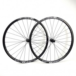 DT Swiss G540 wheelset with DT Swiss 350 Straightpull CL hubs